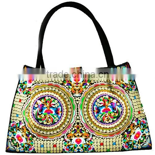 National Style Embroidery Bag Woman Hand Bag photo-5