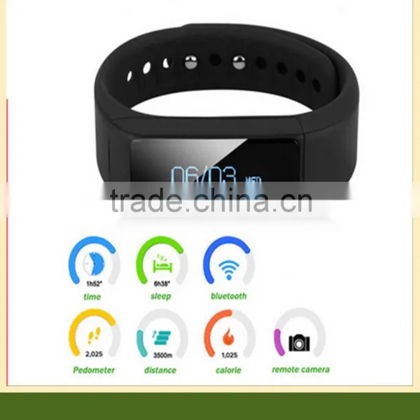 Original i5 Plus Smart Bracelet Ip65 Waterproof Watches 0.91" Oled Smartband Bluetooth 4.0 photo-4