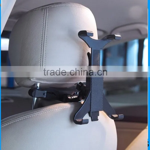 Latest High Quality 360 Rotation Car Headrest Tablet pc Hand Holder,portable Car Backseat Tablet Holder