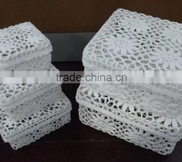 Crochet Oval Box photo-3