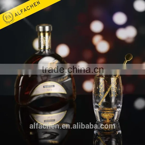 Egg-Shaped Crystal Drinking Thunder Glass Tumbler