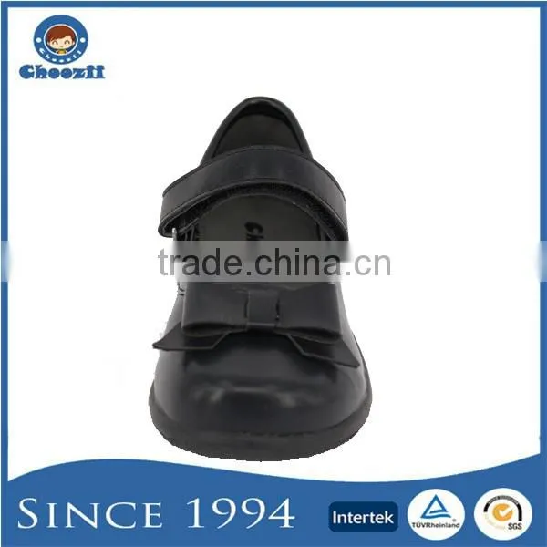 New Style Girls Classic Black Flat Bowknot School Mary Jane Shoes photo-2