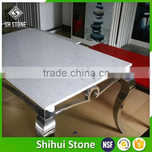 Good Quality Custom Style White Quartz Slabs photo-4