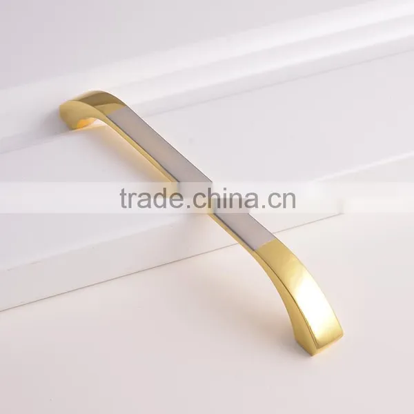 160mm Cheap Price Garden Swing Canopy Hardware Europe Style Gold Electroplated Brass Wardrobe Cabinet Handles photo-5