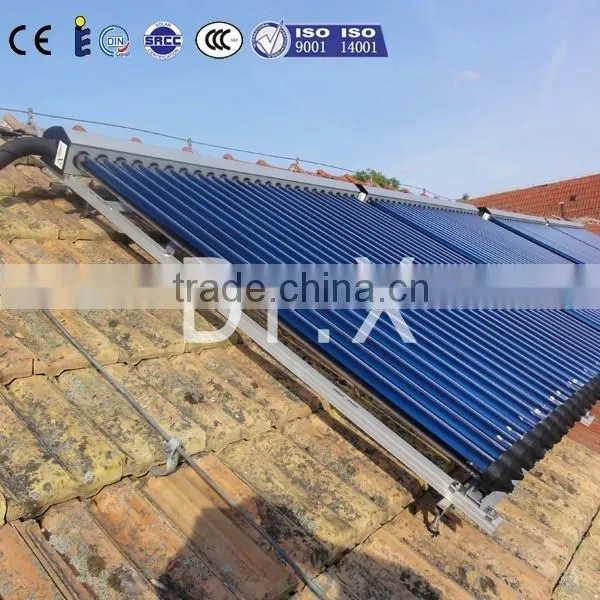 Mini Evacuated Tube Solar Water Heater Collector,EN12975 SOLAR KEYMARK APPROVED photo-2