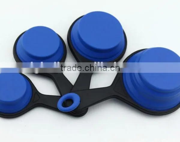 4Pcs Collapsible Silicone Measuring Cups Set photo-2