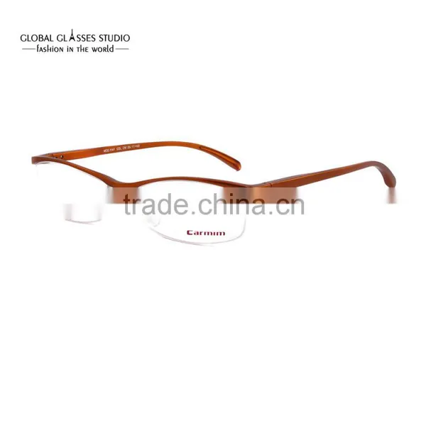 Extremely Light Red /Purple /Orange Wholesale Fashion Unisex Optical Eyeglasses Frame Made of Aluminum MOD1141 photo-3
