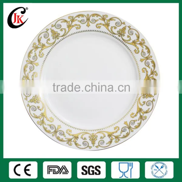 Hot Sale Ceramic White Hotel Used Dinner Plate 8 Inch photo-2