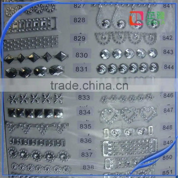 Strass for Shoes Hearts Rhinestone Mesh Raccoon Fur Strip Wedding Dress Lace Pink Color photo-6