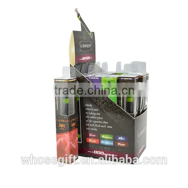 A quality 800puffs portable disposable e cig e shisha hookah pen