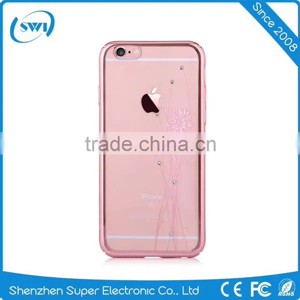 Mobile Phone Bling Crystal Diamonds Shell For IPhone 6 6S Plus photo-2