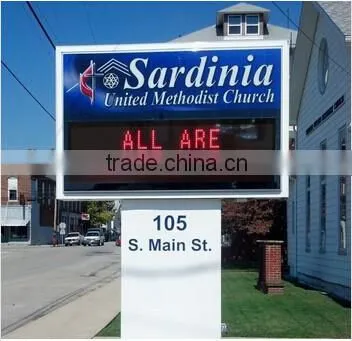 Single Color P12 Outdoor Led Digital Display Signs photo-2