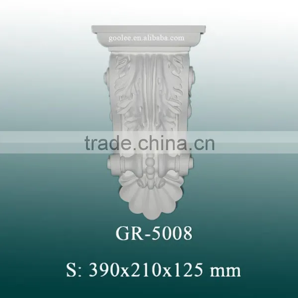 Decorative PU Corbels, Hand Carved Corbels for Column Design