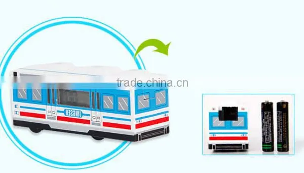 Smart Creative Auto Bus Alarm Clock ,Driving Car LCD Alarm Clock photo-6