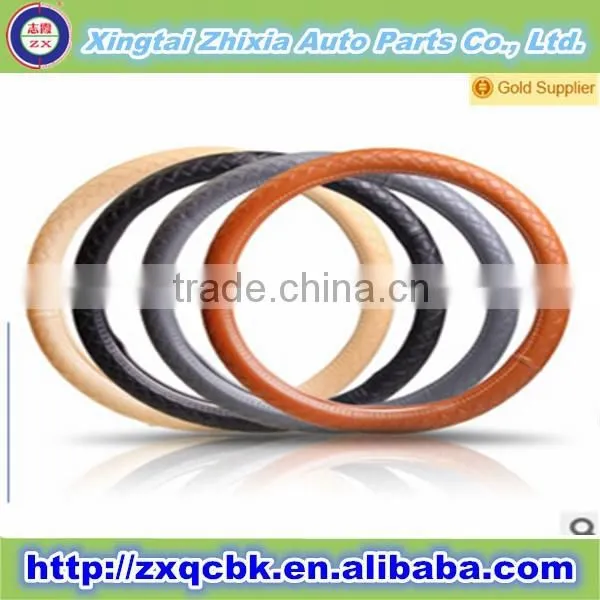 Environmental Protection White Inner Ring PU 38# Steering Wheel Cover