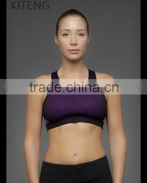 Kiteng (ODM/OEM Factory)Women Wholesale Sports Bra With Mesh Bra Yoga Fitness Sports Bra Office In United States (USA) photo-3