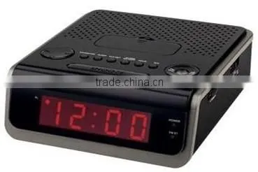 AM/FM LED ALARM CLOCK RADIO with Bluetooth System 3.0