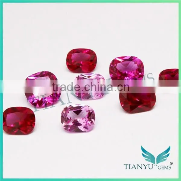 2015 Wuzhou Gemstone Free Samples Natrual Stone Different Shape Synthetic Ruby Stone Prices photo-2