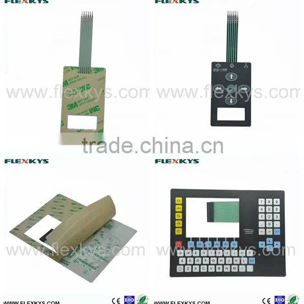 Metal Dome Membrane Switch With Transparent PET Display Window for Industrial Equipment photo-5