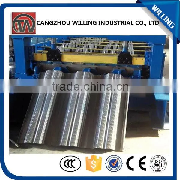 Manufacturer Steel Structure Metal Deck Roll Forming Machine Steel Floor Decking Cold Roll Former Machinery photo-6