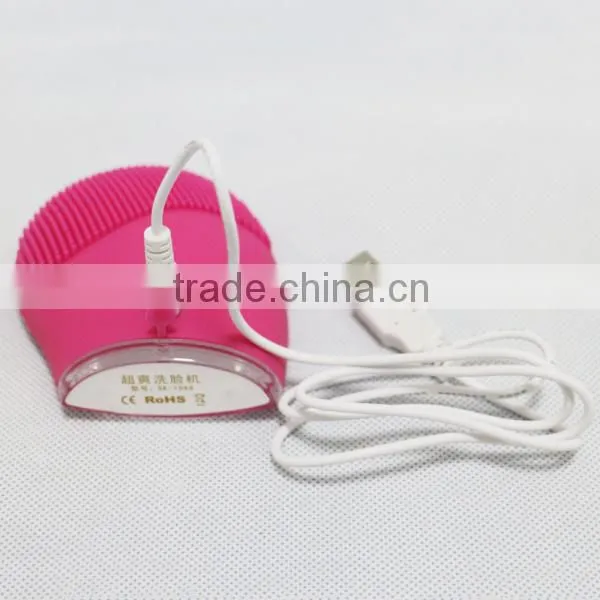 Best Silicone Skin Cleaner Brush/ultrasonic Face Washing Scrubber photo-3