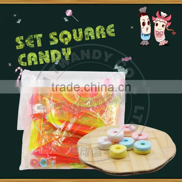 Useful Set Square Toy Whistle Candy