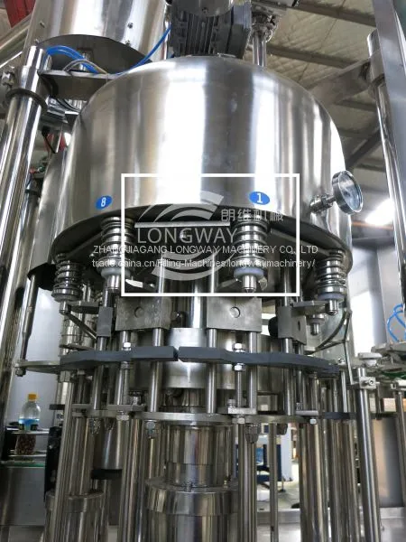 100% Factory 3 in 1 Small plastic bottle juice pulp / hot filling machine with agitator