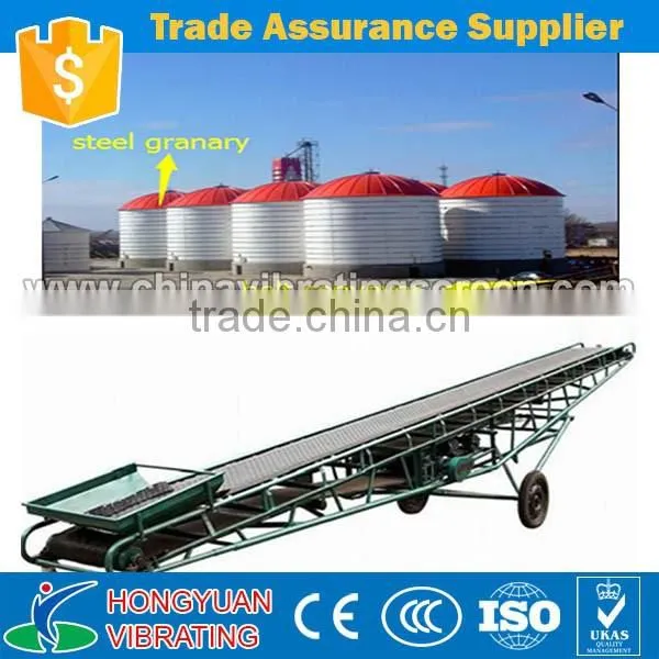 steel granary / grain storage bin reversible belt conveyor