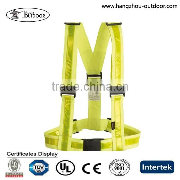 Orange Running Riding Simple Warning Reflective Safety Belt Vest photo-2