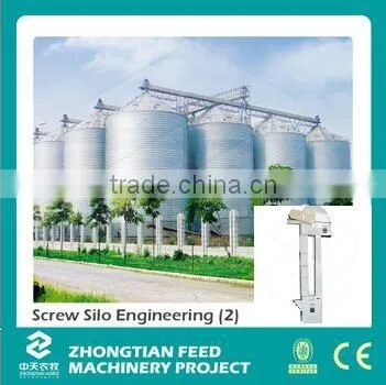 bucket elevator system of cement storage silo