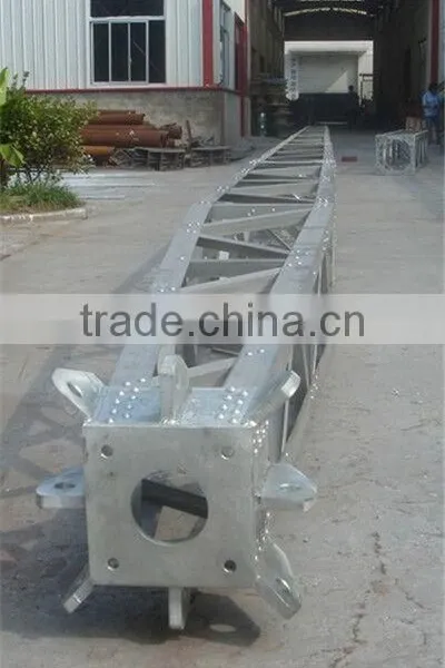 High Strength Aluminum Alloy Inner Suspended Lattice Gin Pole For Erection Tower photo-2