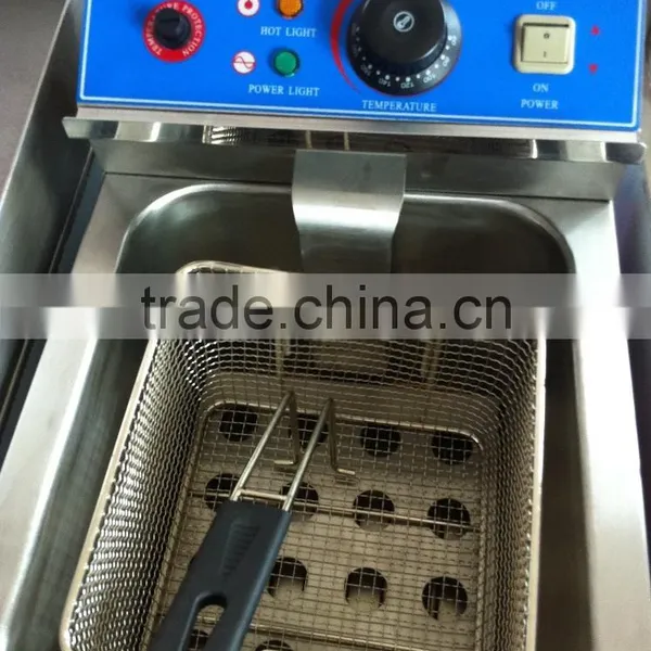 Table Top 2 Tank Electric Chips Fryer With CE Certificate (DF-10L-2) photo-2