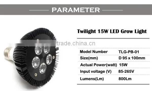 LED Grow Light Bulb, High Efficient Hydroponic Grow Plant Lights for Organic Greenhouse and Growing Indoor photo-2