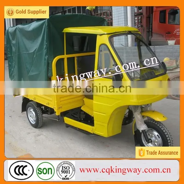 Africa 4 Stroke Engine Gasoline 3 Wheel Motorcycle With Driver Cabin for Sale photo-5
