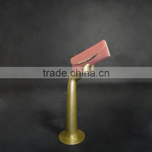 Fashion Store Display Golden Glossy Merchandising Mannequin Hand photo-2