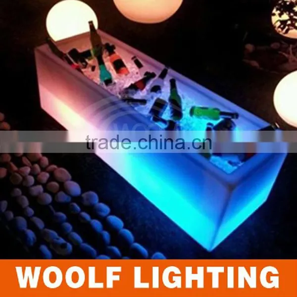 2014 Hot Waterproof Plastic RGB Led Pot Led Big Ice Bucket photo-2