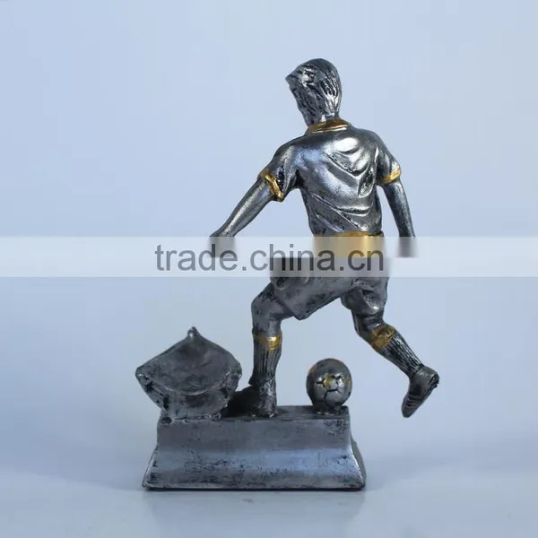 Decorate Trophy Resin Football Player Figurine photo-5