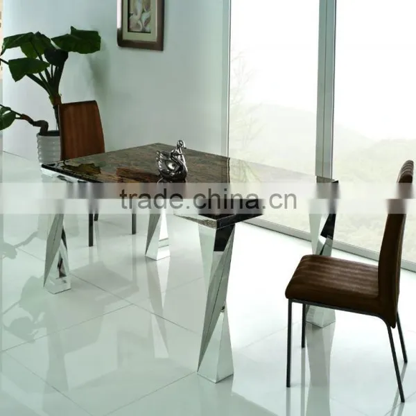 2017 Hot Sale Simple and Fashionable Marble Dining Table Set TH308 From China photo-4