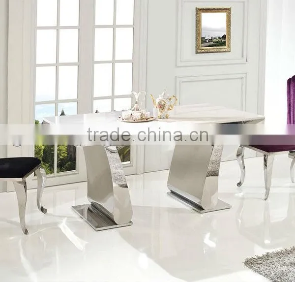 TH362 Marble Top Modern Design Dining Table photo-3