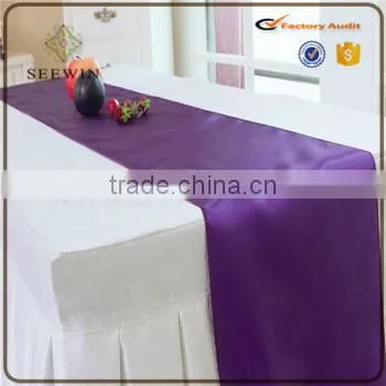 Royal Soft Quilt Satin Table Runner for Wedding and Home Use Decoration photo-2