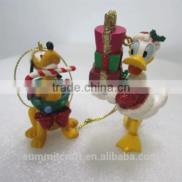 Custom 3d Resin Cartoon Dog Hanging Christmas Ornament photo-2