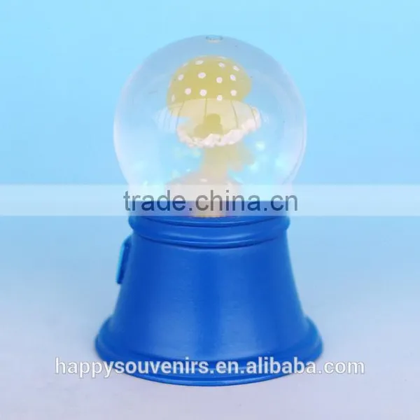 Mushroom Glass Snow Globe photo-2