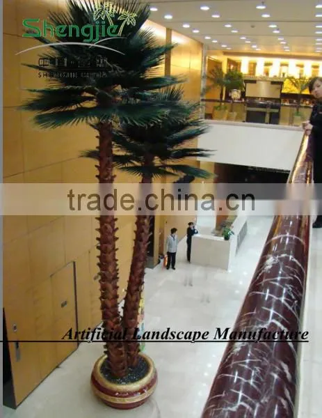 SJH46455 Artificial Palm Tree Fiberglass Material With Cheap Price and Good Quality Palm Tree photo-3