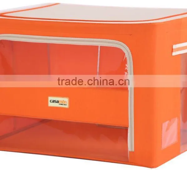 Foldable Storage Box With Metal Frame photo-4