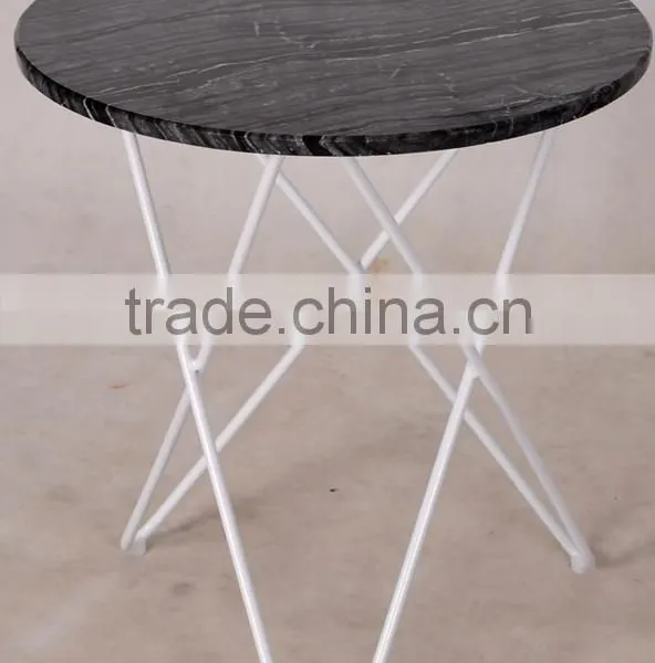 Modern Style Factory Price Metal Iron Coffee Table With Wire U Shape Metal Legs photo-2
