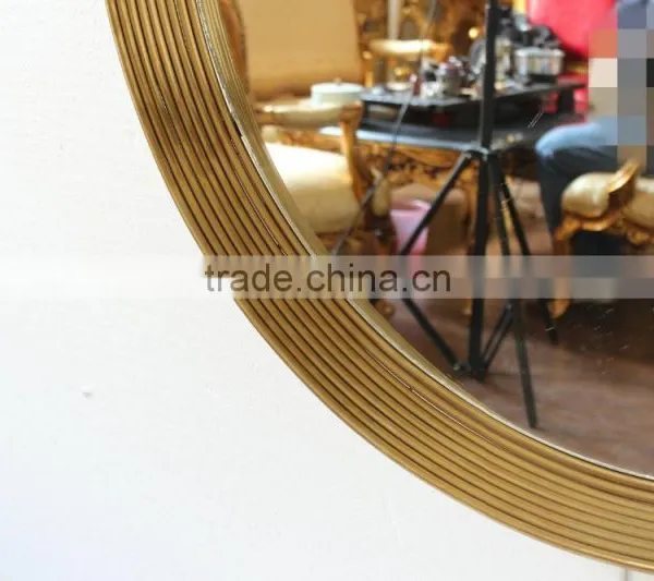 Wall Mounted Mirror In Stainless Steel Frame For Home Decor photo-6