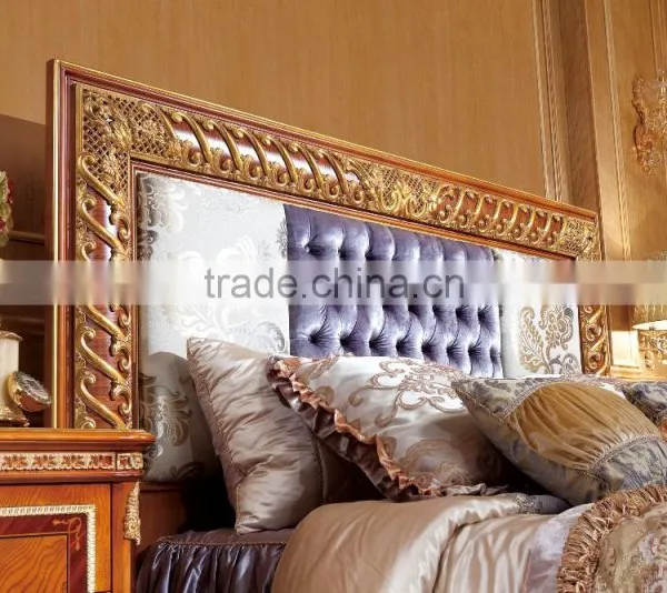 YB62 Luxury Antique Solid Wood Italian Style Night Stand Bed Side Table for Bedroom Furniture photo-5