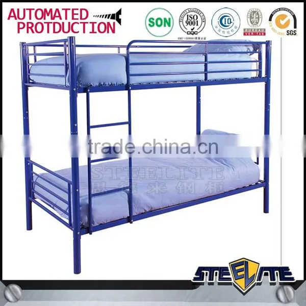 China Manufacturer Metal Children Bunk Bed Double Decker Iron Bed for Workers photo-4