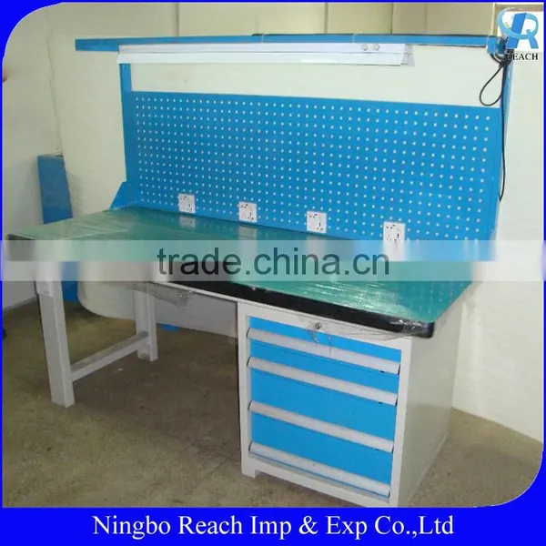 Steel Garage Metal Workbench /Worktable With Drawers photo-3