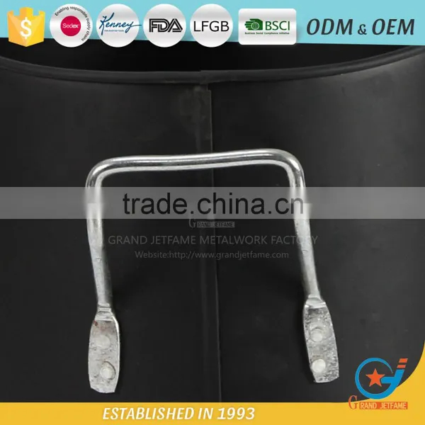 Homeware Powder Coating Black Ash Holder Iron Metal Coal Bucket photo-4